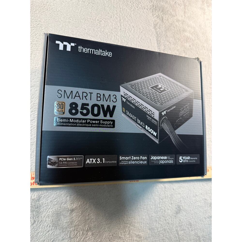 Smart Bm3 850W Semi Modular Power Supply Atx 3.0 80 Plus Bronze Pcie 5.0